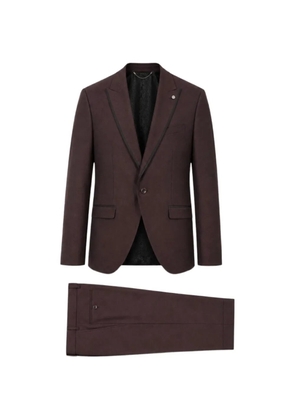 ROBERTO VINCENTI textured single-breasted suit - Purple