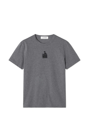 Lanvin Mother and Daughter embroidered jersey T-shirt - Grey