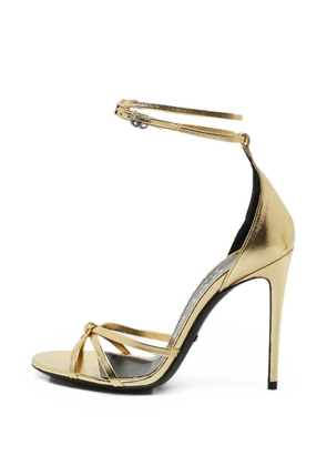 Gucci Pre-Owned Ilse ankle-strap sandals - Gold