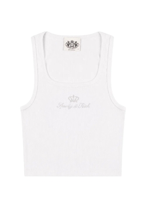 Juicy Couture x S&R ribbed top - White