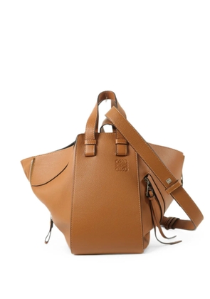 Loewe Pre-Owned Hammock leather shoulder bag - Brown