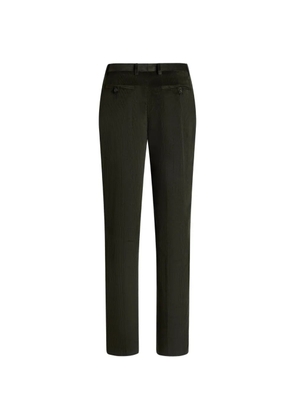 ETRO stretch cotton velvet trousers - Green
