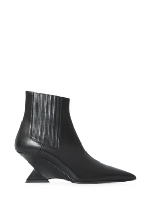 The Attico Cheope sculptural ankle boots - Black
