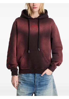 Off-White x AC Milan gradient-effect hoodie - Red