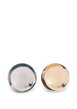 MM6 Maison Margiela two-tone orb cluster earrings - Silver