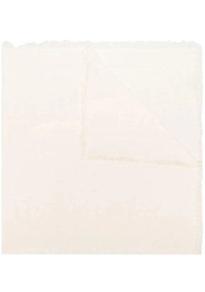 Elisabetta Franchi fine-knit square-scarf - White