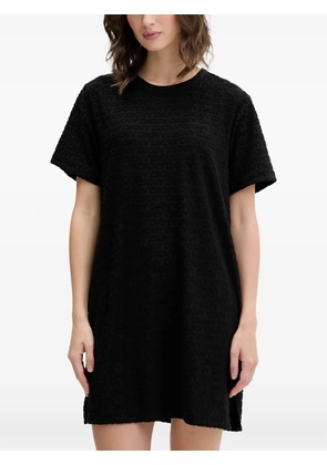 DKNY logo-embossed pajama one-piece - Black