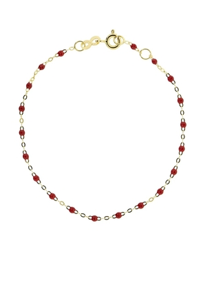 Gigi Clozeau 18kt yellow gold Classic Gigi poppy beaded bracelet