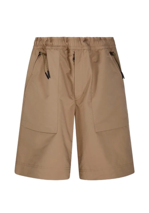 Moncler Grenoble patch pocket shorts - Neutrals