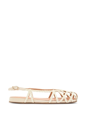 Ancient Greek Sandals Kardia braided cage-style sandals - Neutrals