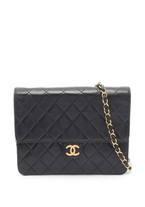 CHANEL Pre-Owned 1996-1997 Single Flap push-lock shoulder bag - Black