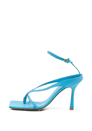 Bottega Veneta Pre-Owned Stretch leather heeled sandals - Blue
