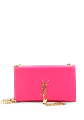 Saint Laurent Pre-Owned Classic Monogram Tassel Leather Medium crossbody bag - Pink