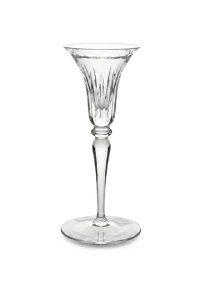 COLLEVILCA fluted crystal candle holder - White
