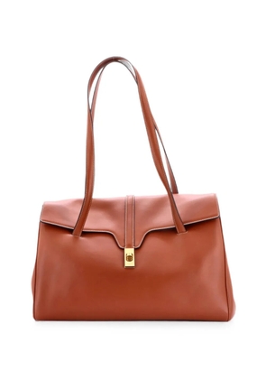 Celine Pre-Owned Soft 16 Bag Smooth Calfskin Large shoulder bag - Brown