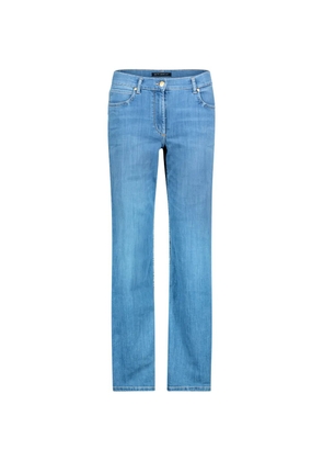 Betty Barclay rhinestone-embellished straight-leg jeans - Blue