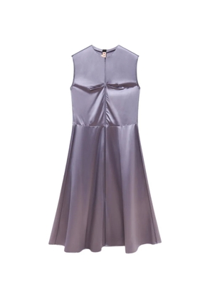 Marni satin-finish sleeveless dress - Purple