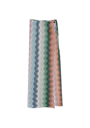 Missoni chevron-pattern maxi beach skirt - Green