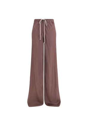 Rick Owens drawstring panelled trousers - Purple