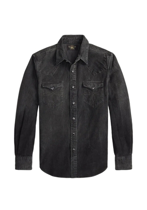 Ralph Lauren RRL corduroy Western-style stitched yoke shirt - Black