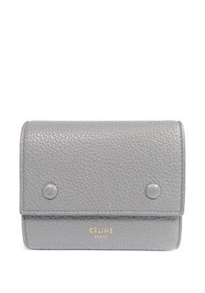 Celine Pre-Owned grained leather wallet - Grey