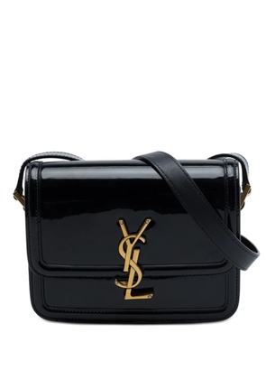 Saint Laurent Pre-Owned 2022 Small Patent Solferino Satchel In Box crossbody bag - Black