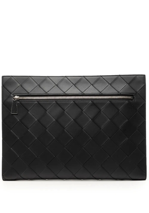 Bottega Veneta Pre-Owned 2012-2026 Nappa Maxi Intrecciato Document Case clutch bag - Black
