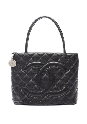 CHANEL Pre-Owned 2003-2004 Caviar Medallion tote bag - Black