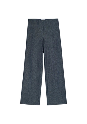 Vince wide-leg high-waisted trousers - Blue