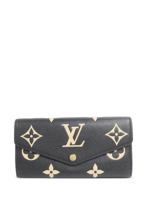 Louis Vuitton Pre-Owned Sarah long wallet - Black