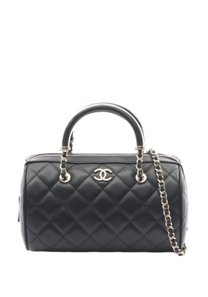 CHANEL Pre-Owned 2021-2026 Mini CC Quilted Lambskin Bowling Bag satchel - Black