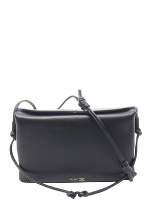 Celine Pre-Owned 2010-2026 Leather Trio Flap shoulder bag - Black