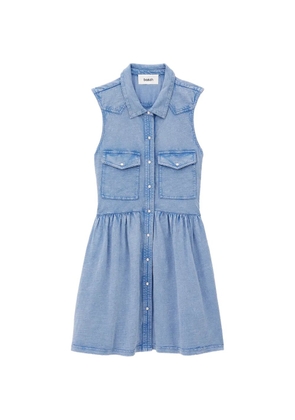 Ba&Sh Ilona sleeveless gathered-waist dress - Blue