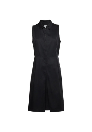 Armani Vintage sleeveless zip-up dress - Black