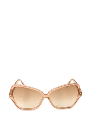 Celine Pre-Owned oversized-frame sunglasses - Pink