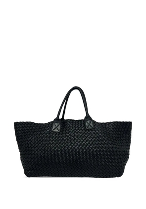 Bottega Veneta Pre-Owned 2000-2026 Intrecciato Hippo GM tote bag - Black