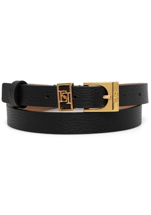 Elisabetta Franchi leather belt - Black
