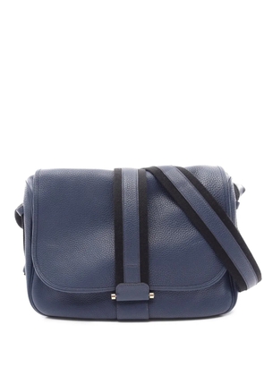 Hermès Pre-Owned 2014 Clemence Bourlingue crossbody bag - Blue