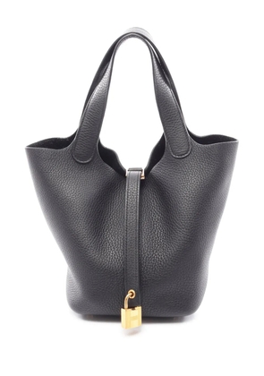 Hermès Pre-Owned 2021 Clemence Picotin Lock 18 handbag - Black