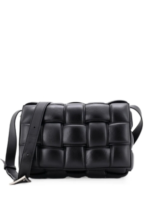 Bottega Veneta Pre-Owned Cassette Padded Maxi Intrecciato Leather crossbody bag - Black