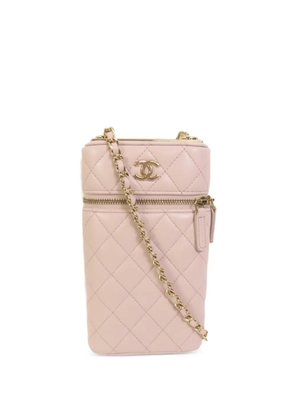 CHANEL Pre-Owned interlocking-CC shoulder bag - Pink
