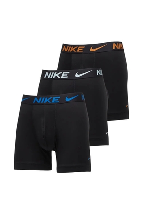 Nike logo-waistband boxers (set of three) - Black