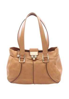 Celine Pre-Owned 2010-2026 Leather Blossom shoulder bag - Brown