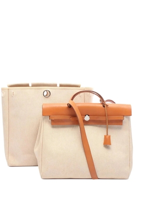Hermès Pre-Owned 1998 Toile H Herbag MM satchel - Neutrals