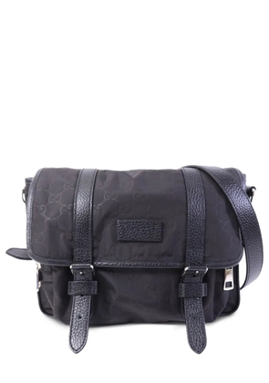 Gucci Pre-Owned GG-pattern messenger bag - Black