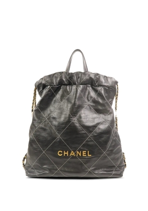CHANEL Pre-Owned Chanel 22 quilted backpack - Black