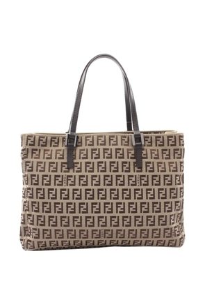 Fendi Pre-Owned 2000-2010 Small Zucchino Canvas tote bag - Neutrals
