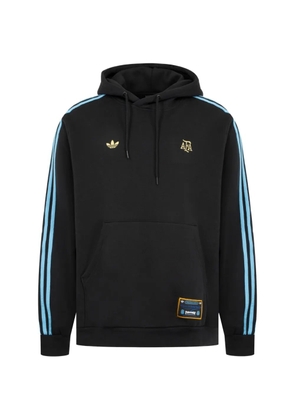 adidas x Thrasher x AFA Argentina logo-print side-stripe hoodie - Black