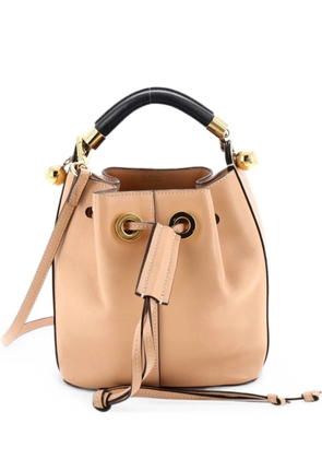 Chloé Pre-Owned Gala Leather Small bucket bag - Neutrals