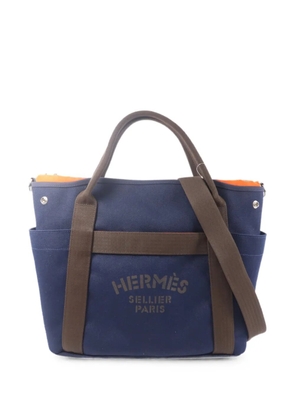 Hermès Pre-Owned Grooming Bag two-way shoulder bag - Blue